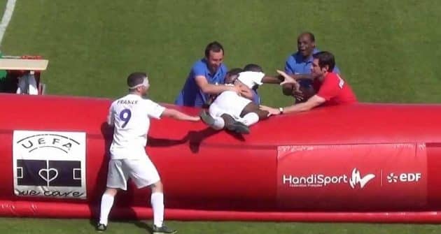 Yvan Wouandji, but cecifoot, vidéo