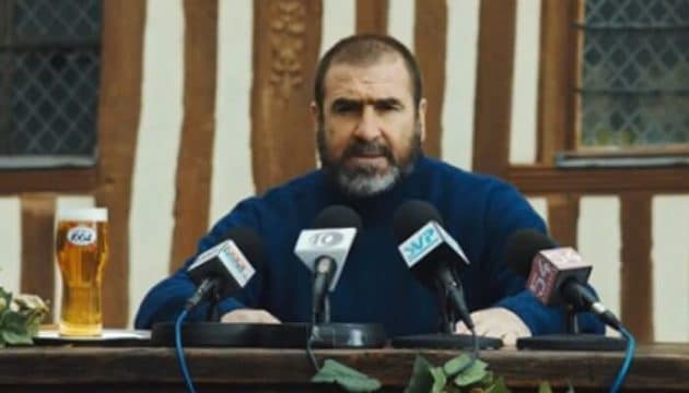 Eric Cantona, Kronenbourg, traverser la Manche