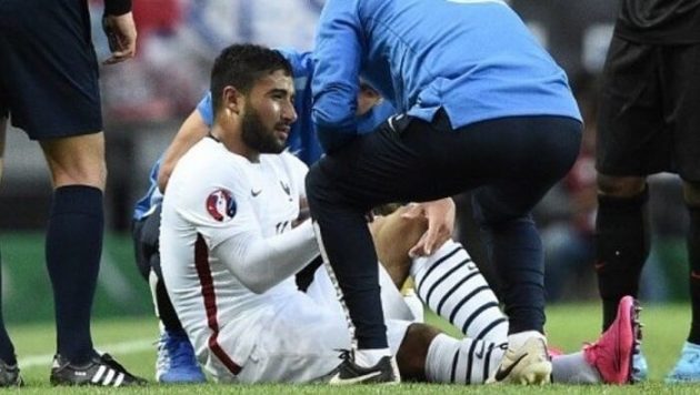 fekir, blessé