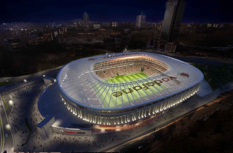 Vodafone Arena de nuit, Besiktas Istanbul