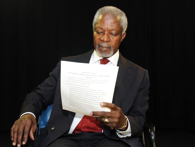 Kofi Annan, Muhammad Ali et le pouvoir du sport